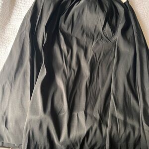 Full Black Midi Skirt